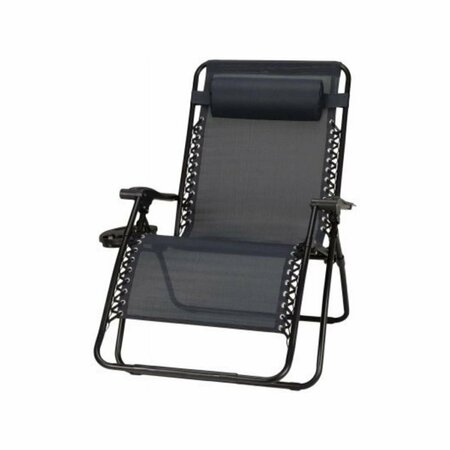 WOODARD Coated Steel Frame Sunny Isles Zero Gravity Chair, Navy - Extra Large 270120